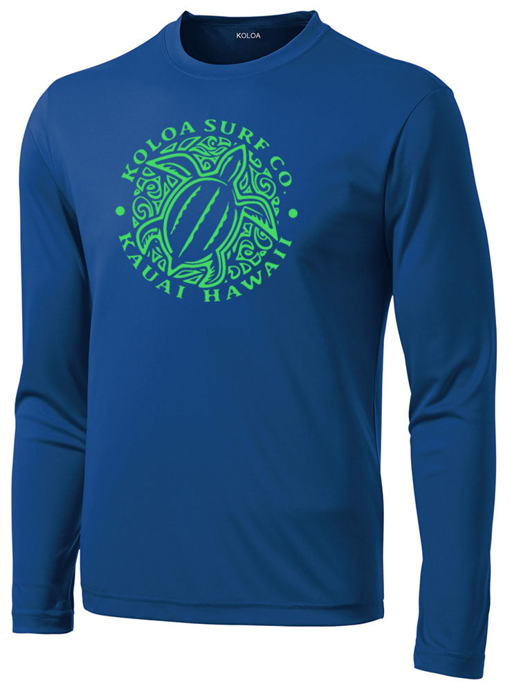 Koloa Honu Turtle Moisture Wicking Long Sleeve Tee