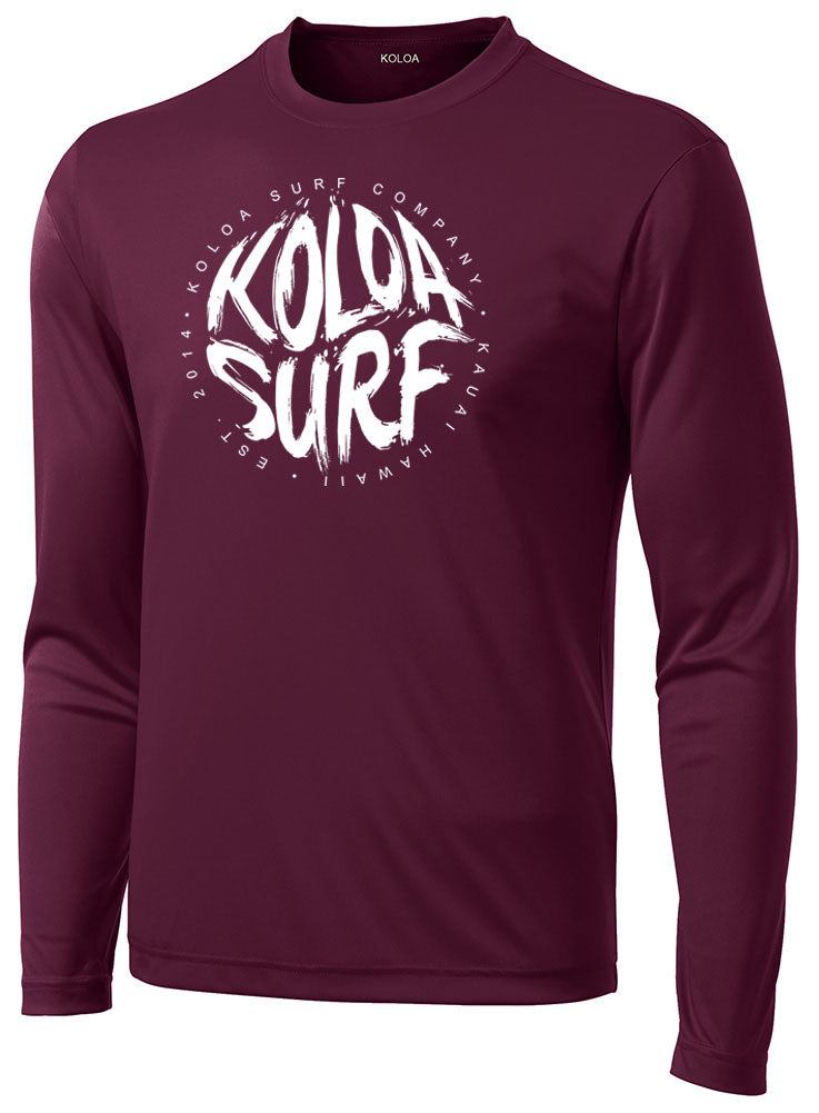 Koloa Brush Moisture Wicking Long Sleeve Tee