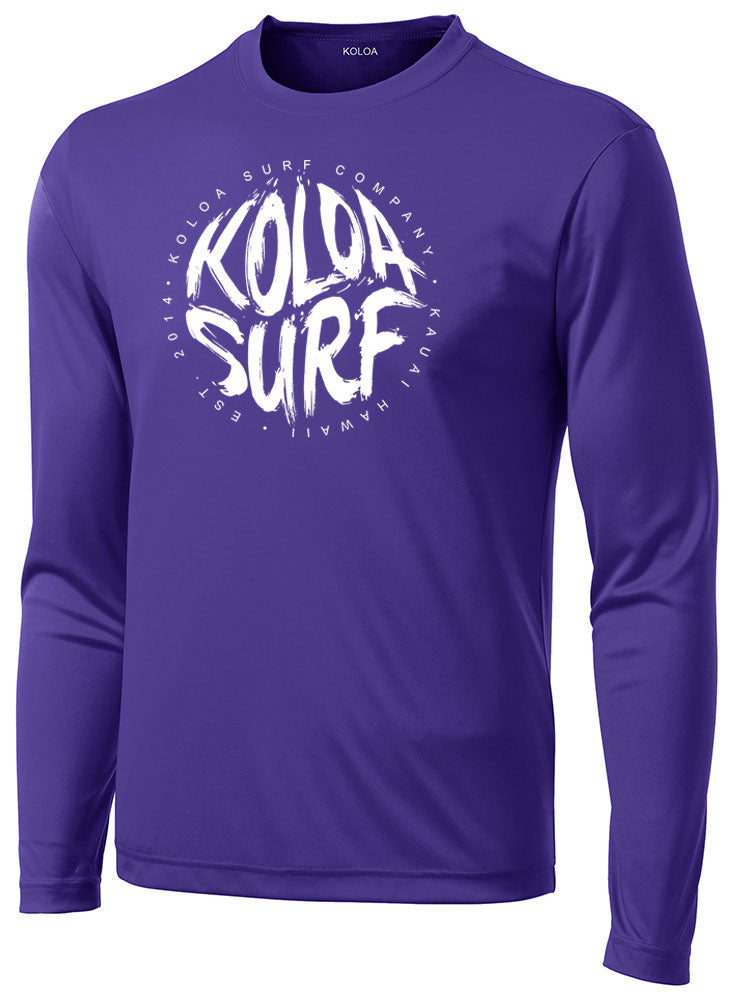 Koloa Brush Moisture Wicking Long Sleeve Tee