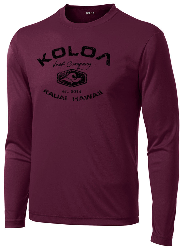 Koloa Vintage Arch Moisture Wicking Long Sleeve T-Shirt