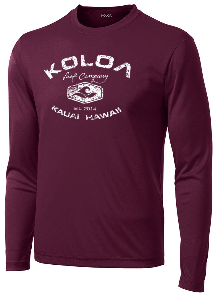 Koloa Vintage Arch Moisture Wicking Long Sleeve T-Shirt