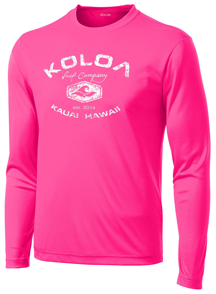 Koloa Vintage Arch Moisture Wicking Long Sleeve T-Shirt