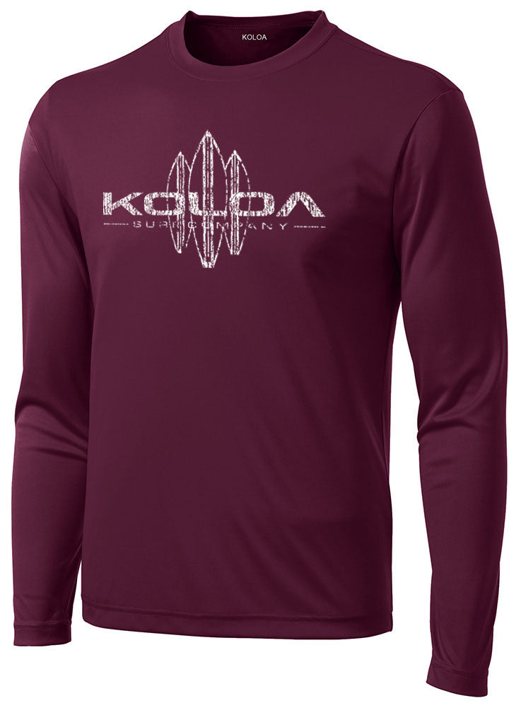 Koloa Vintage Surfboards Moisture Wicking Long Sleeve Tee