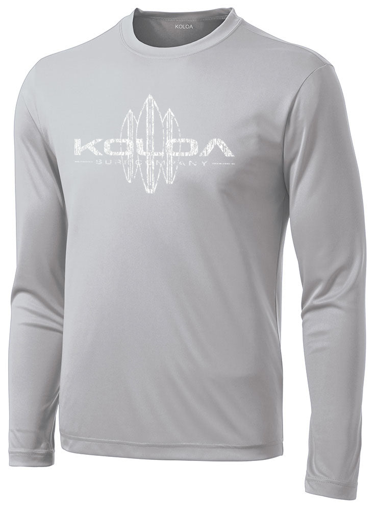 Koloa Vintage Surfboards Moisture Wicking Long Sleeve Tee