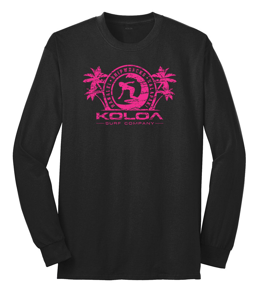 Koloa Surfer Girl 50/50 Long Sleeve T-Shirts