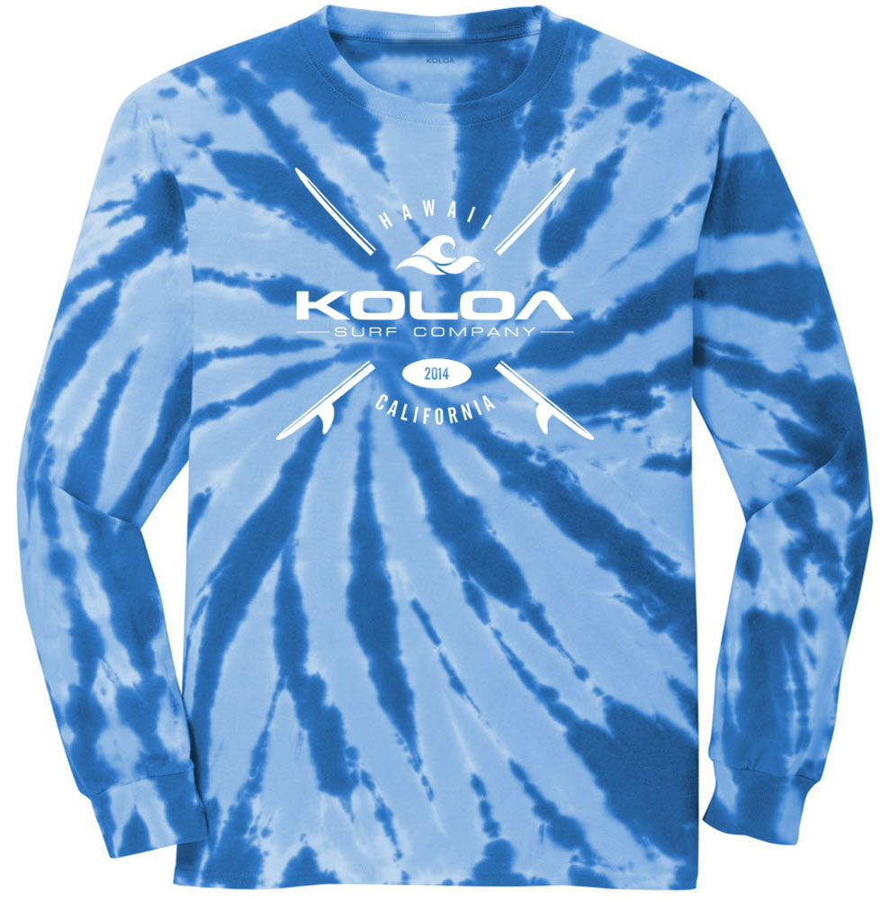 Koloa Surf X Boards Long Sleeve Tie-Dye T-Shirt