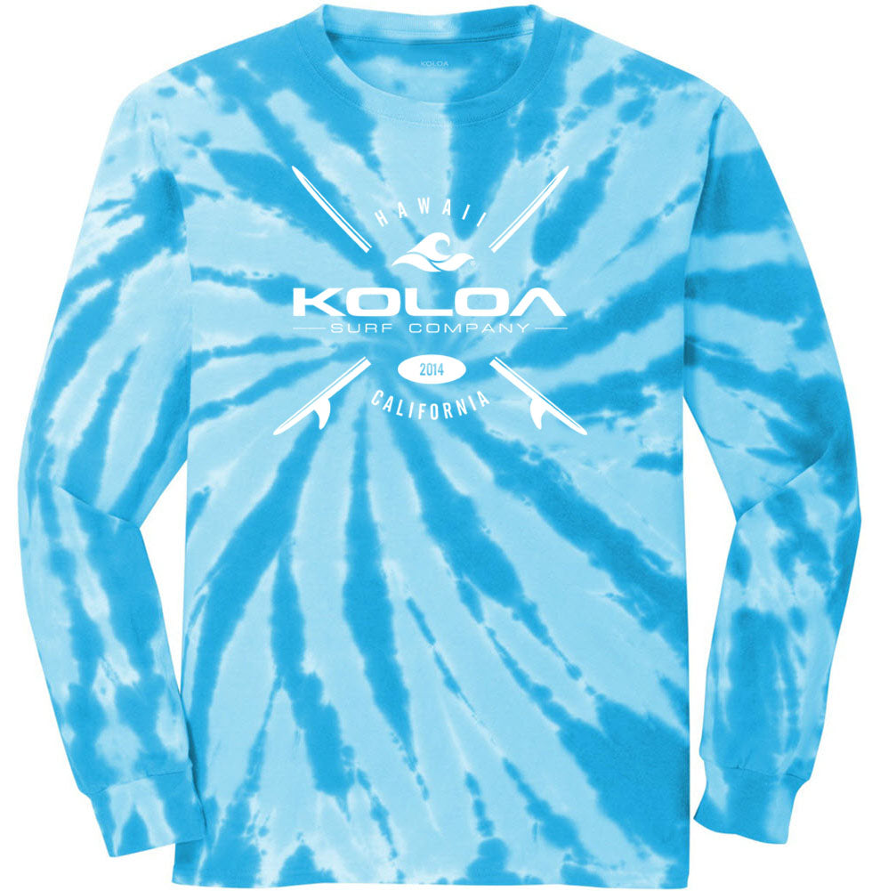 Koloa Surf X Boards Long Sleeve Tie-Dye T-Shirt