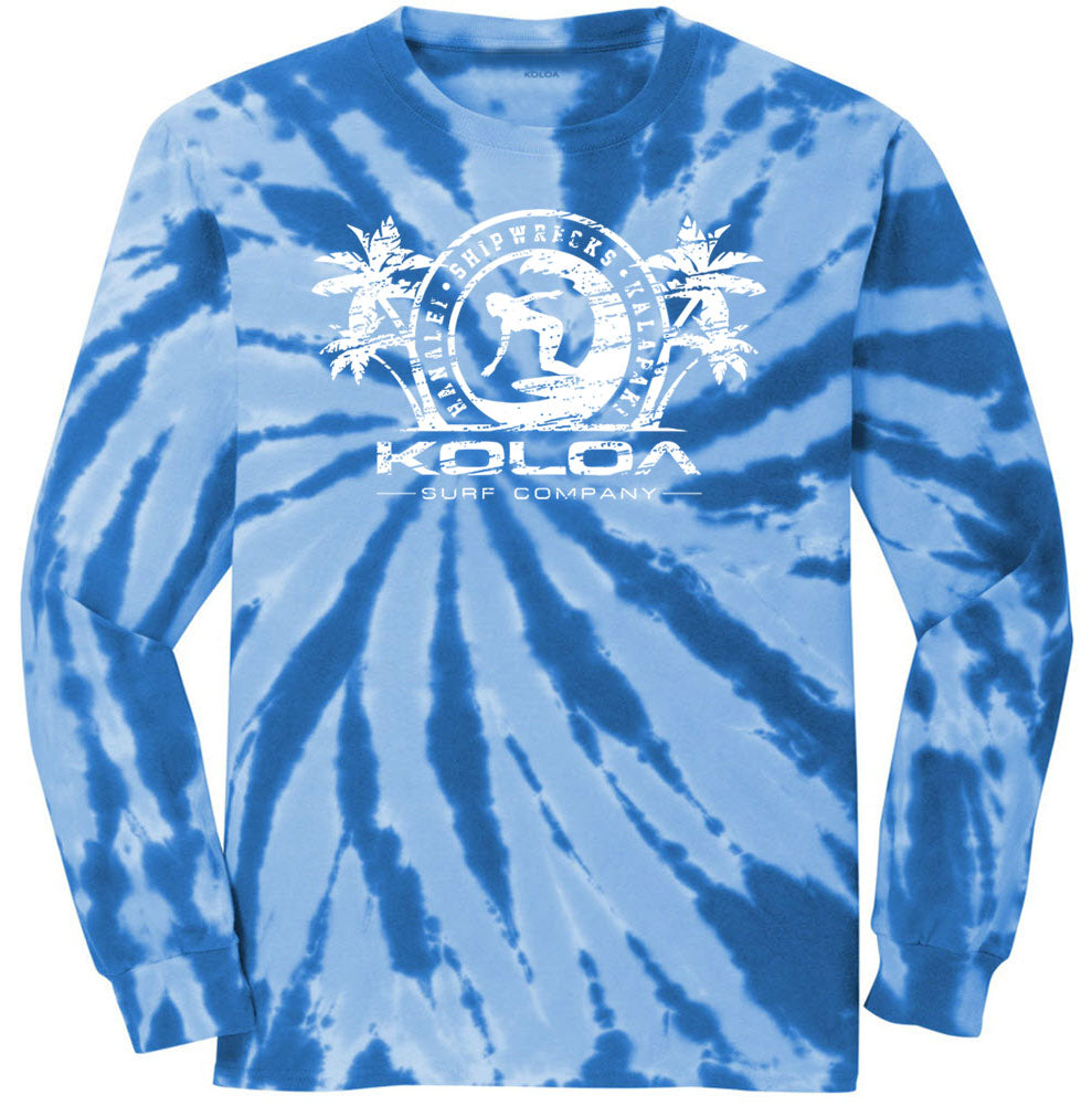 Surfer Girl Long Sleeve Tie-Dye Tee