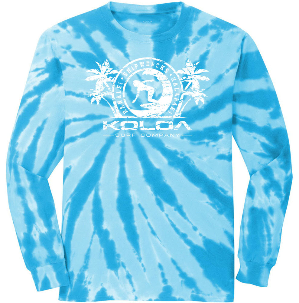 Surfer Girl Long Sleeve Tie-Dye Tee