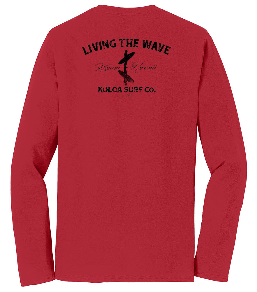 Koloa Surfer on the Beach Long Sleeve Lightweight T-Shirts