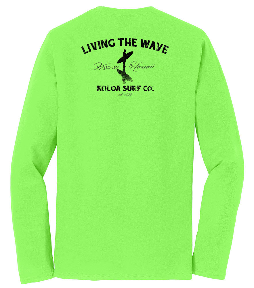 Koloa Surfer on the Beach Long Sleeve Lightweight T-Shirts