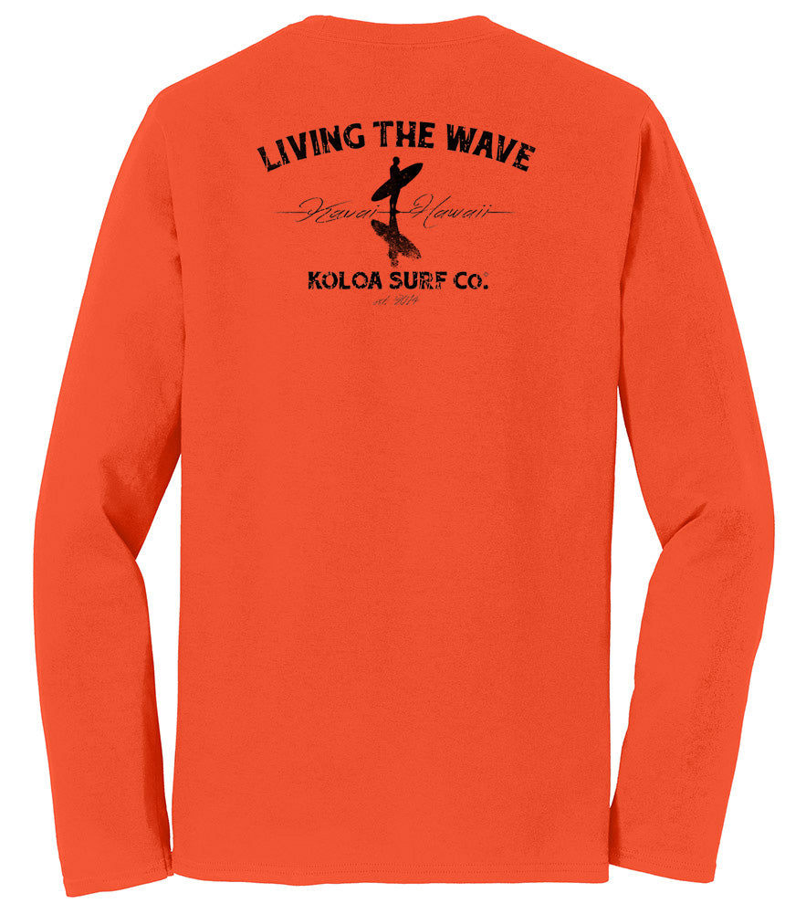 Koloa Surfer on the Beach Long Sleeve Lightweight T-Shirts