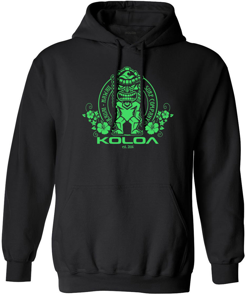 Koloa Tiki Flowers Hoodie