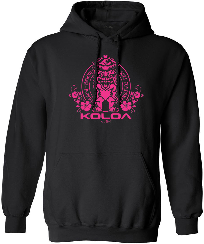 Koloa Tiki Flowers Hoodie