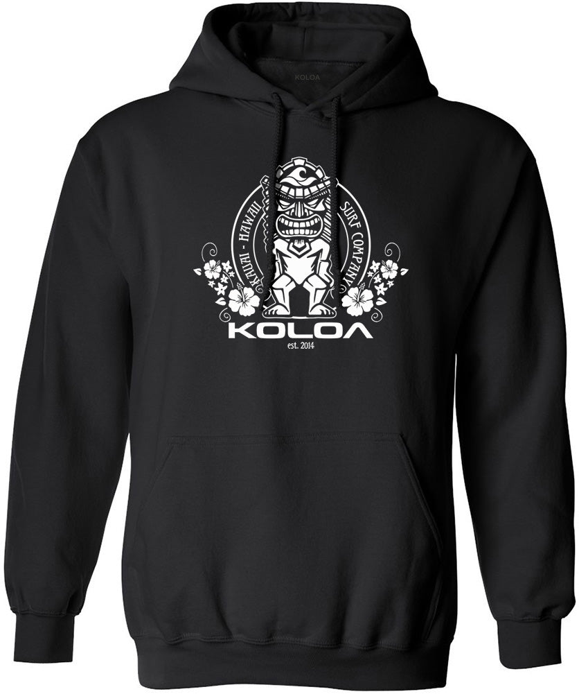 Koloa Tiki Flowers Hoodie