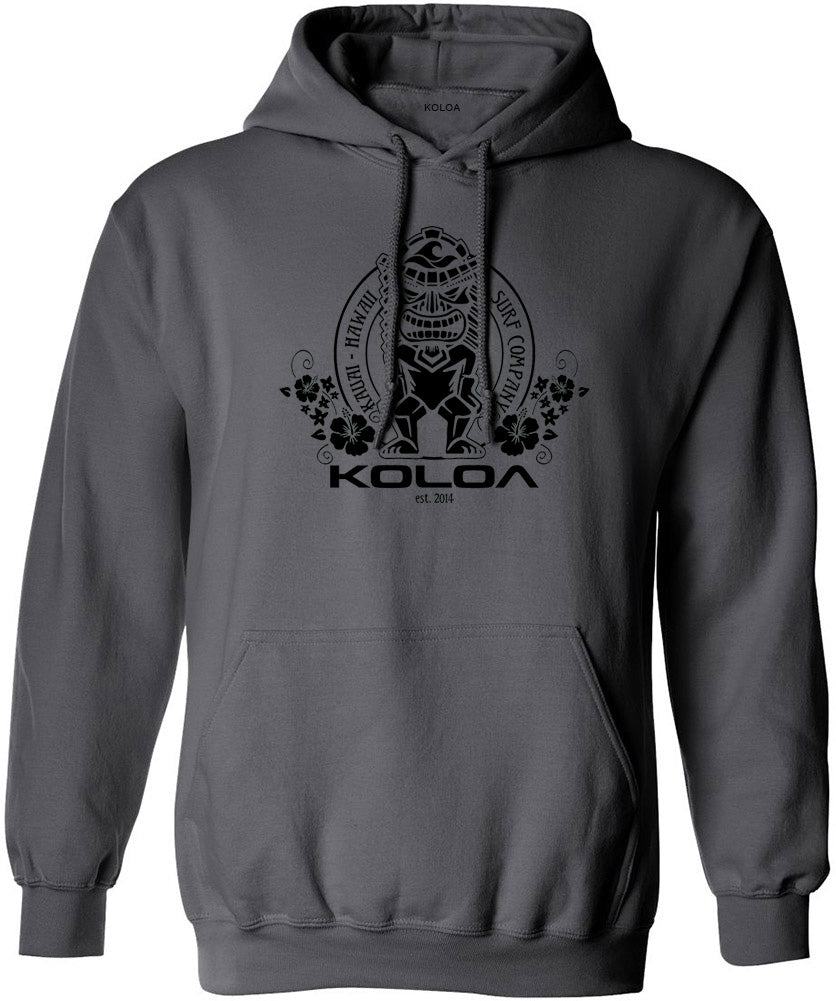 Koloa Tiki Flowers Hoodie