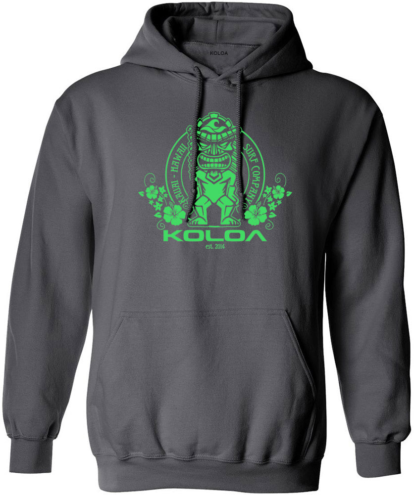 Koloa Tiki Flowers Hoodie