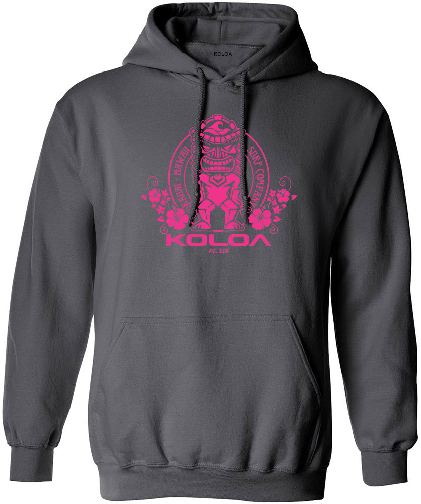 Koloa Tiki Flowers Hoodie