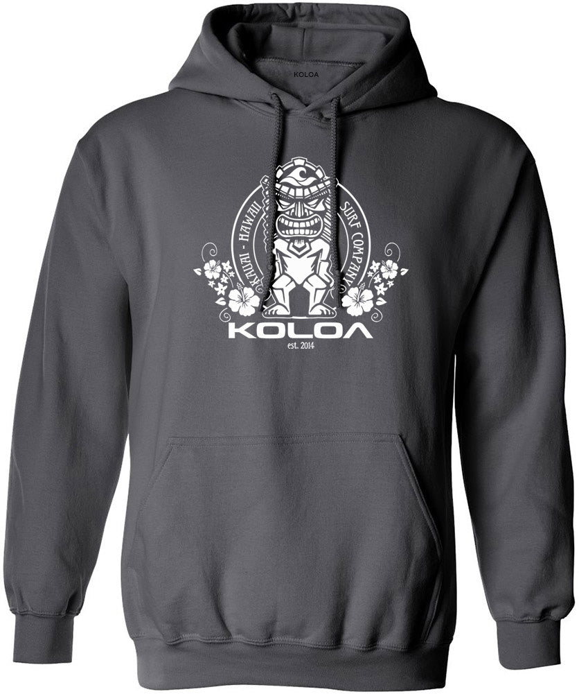 Koloa Tiki Flowers Hoodie