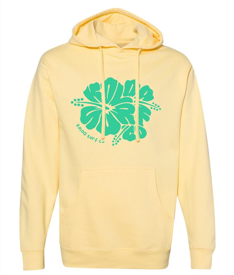 Koloa Flower Print Hoodie