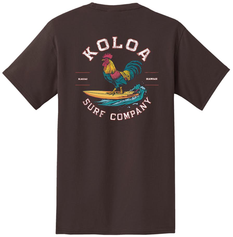 Koloa Salty Rooster Heavyweight T-Shirt | Koloa Surf Company