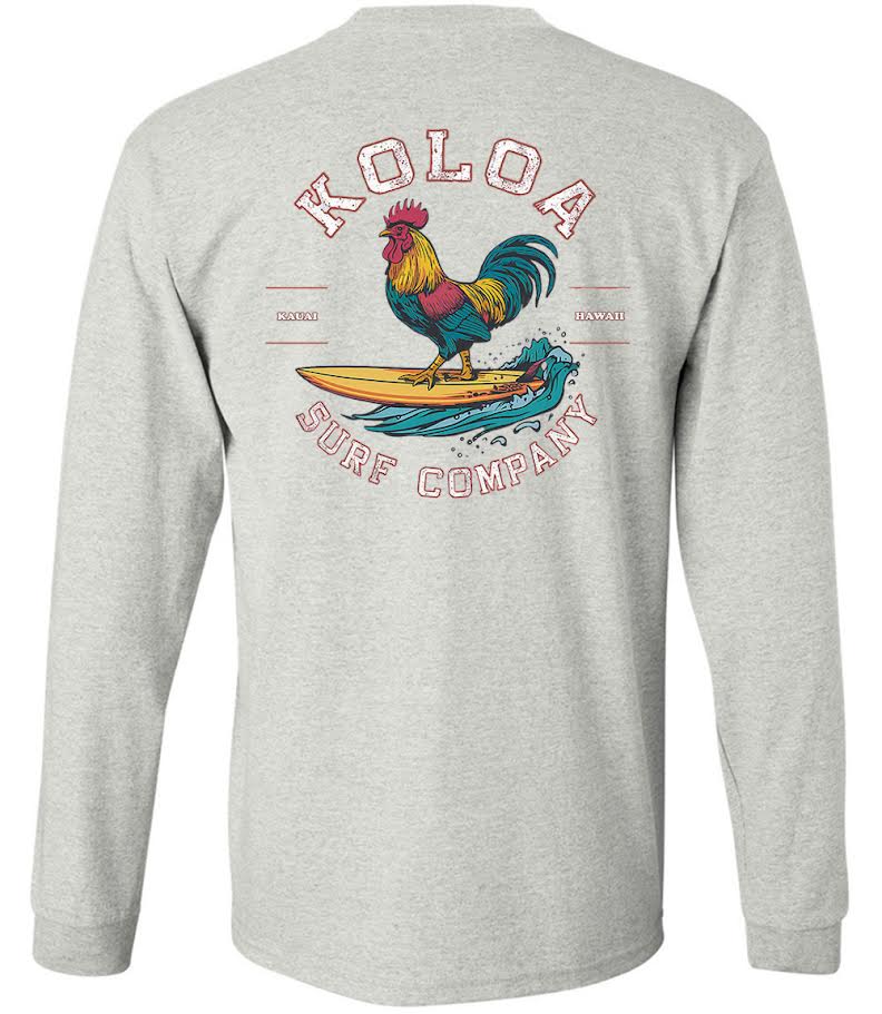 Koloa Salty Rooster Long Sleeve T-Shirt