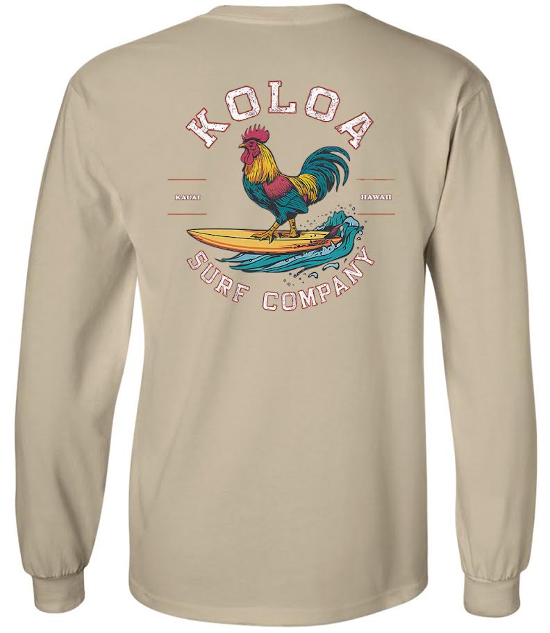 Koloa Salty Rooster Long Sleeve T-Shirt