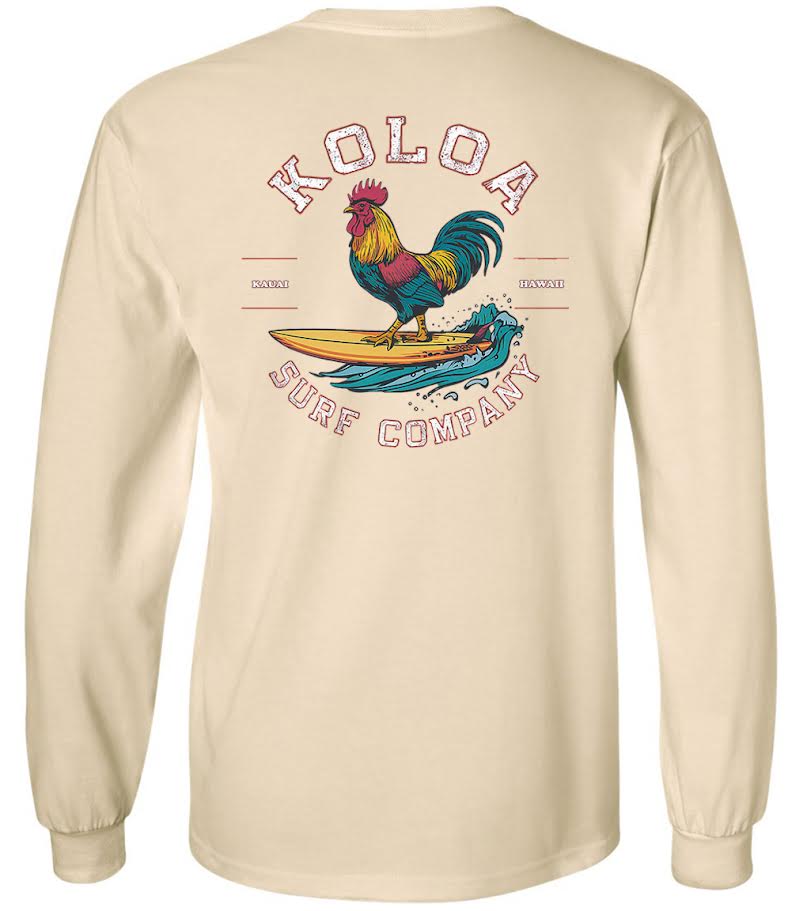 Koloa Salty Rooster Long Sleeve T-Shirt