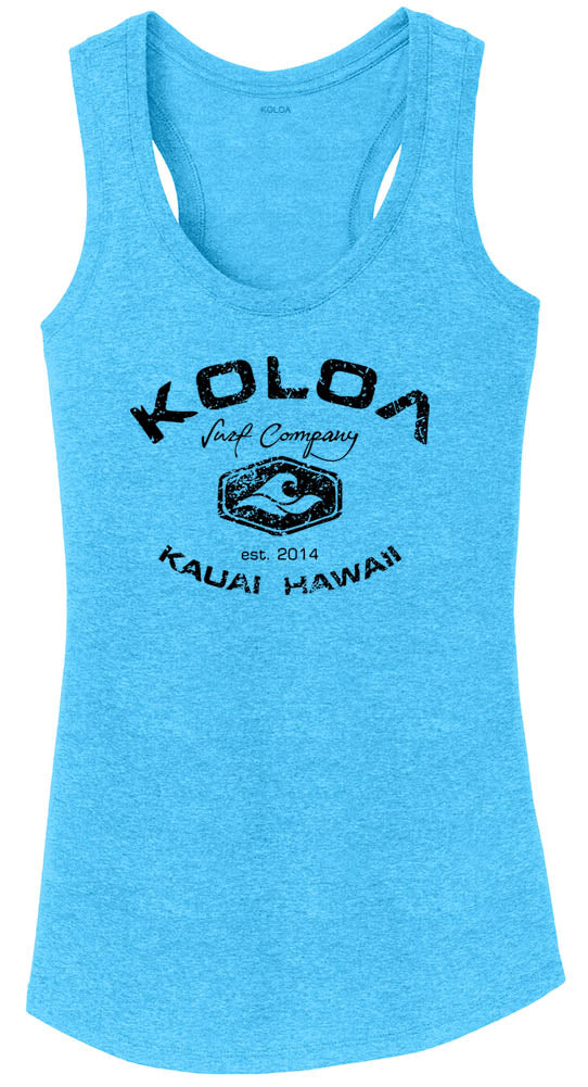 Koloa Ladies Vintage Arch Heathered Tank Top