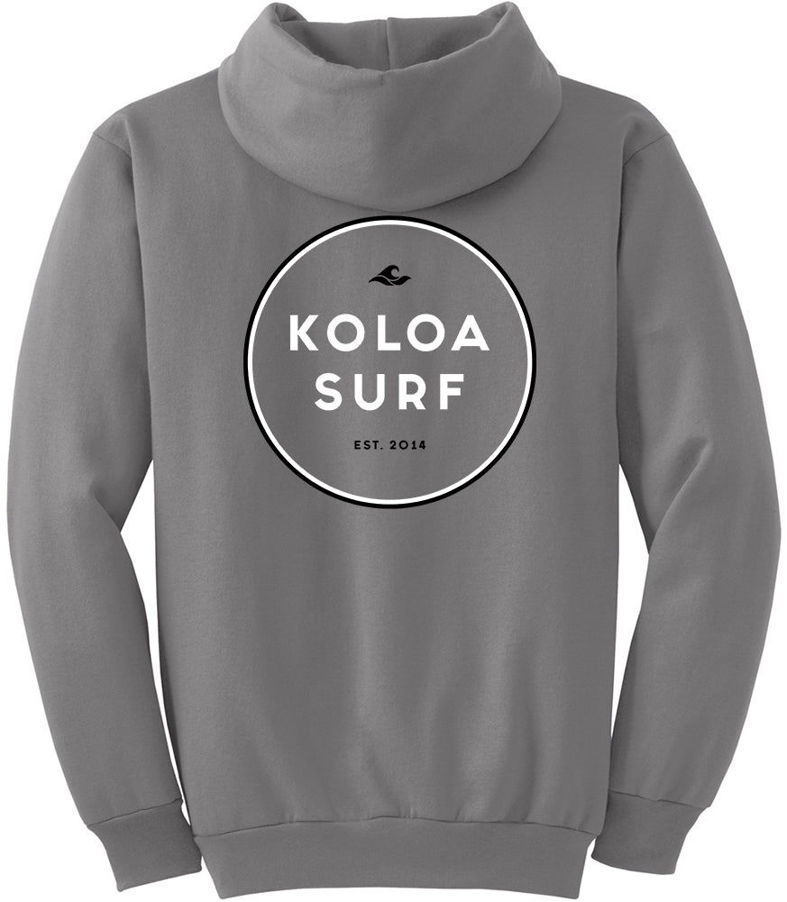 The Koloa Original Circle Hoodie- Black