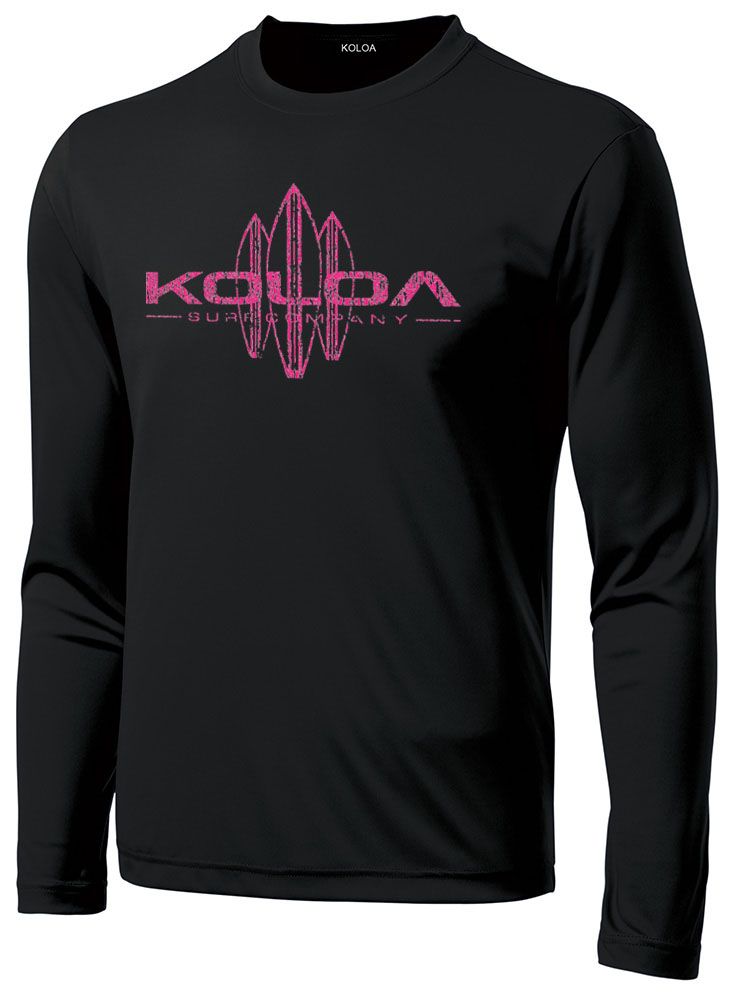 Koloa Vintage Surfboards Moisture Wicking Long Sleeve Tee