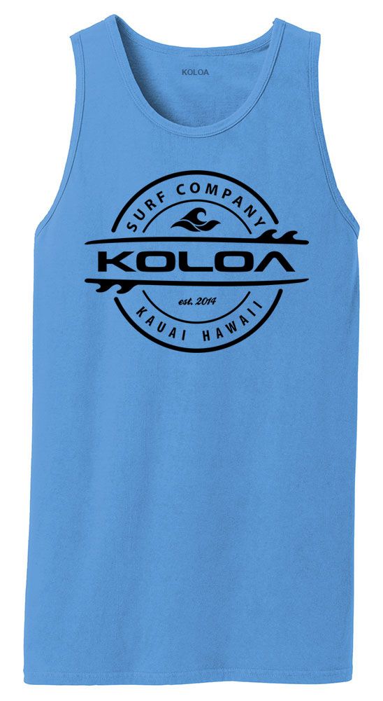 Koloa Thruster Surfboards Pigment-Dyed Tank Top