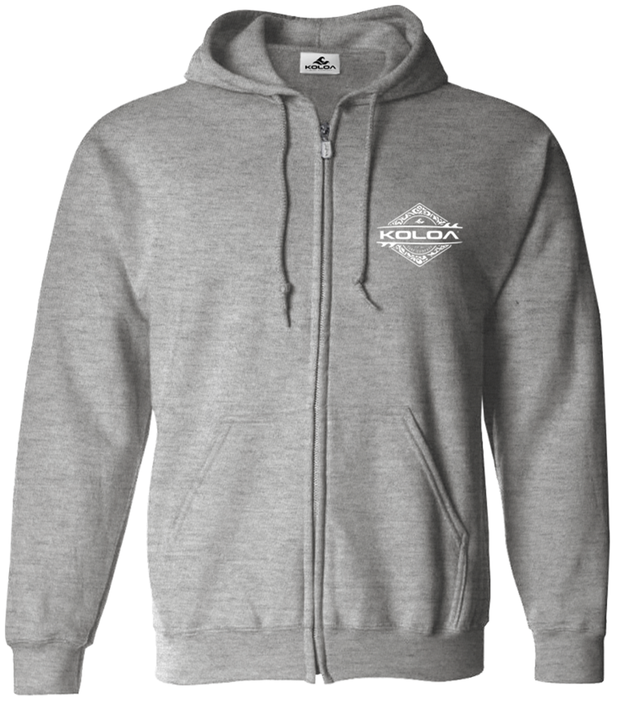 Koloa Diamond Thruster Surfboards Zip Hoodie