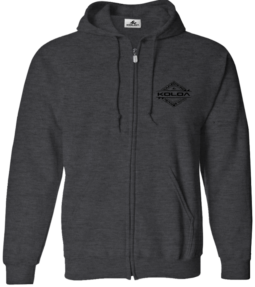 Koloa Diamond Thruster Surfboards Zip Hoodie