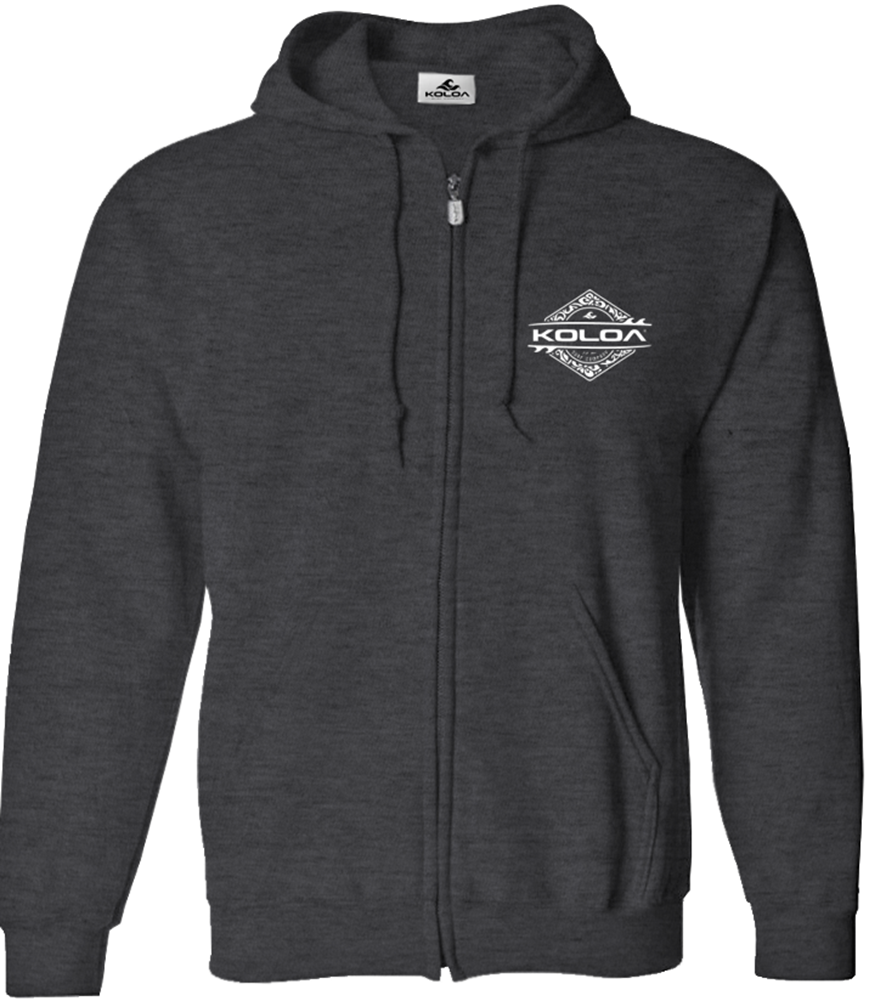 Koloa Diamond Thruster Surfboards Zip Hoodie