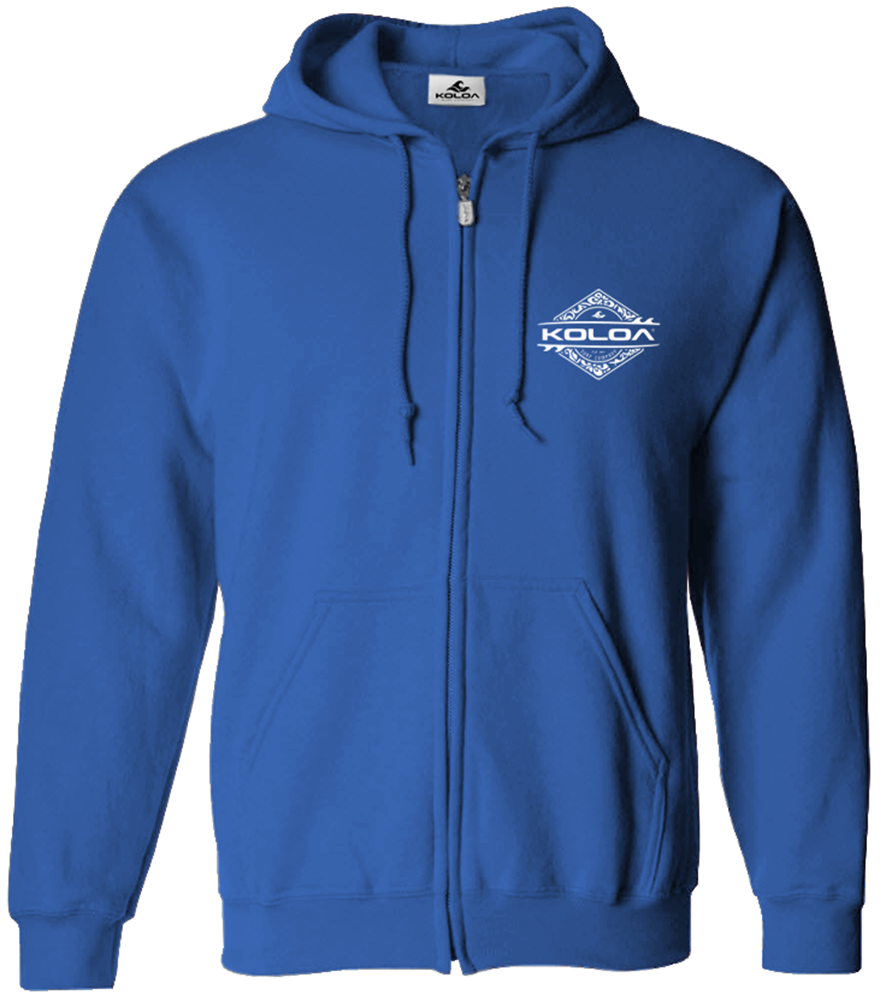 Koloa Diamond Thruster Surfboards Zip Hoodie