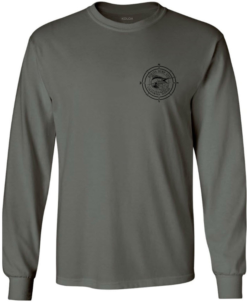 Koloa Black Marlin Long Sleeve T-Shirt