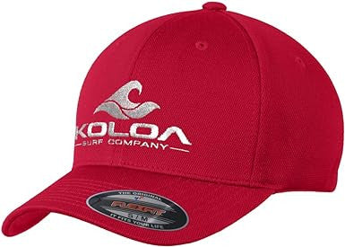 Koloa Surf Embroidered Classic Wave Flexfit Cool & Dry Poly Block Mesh Cap