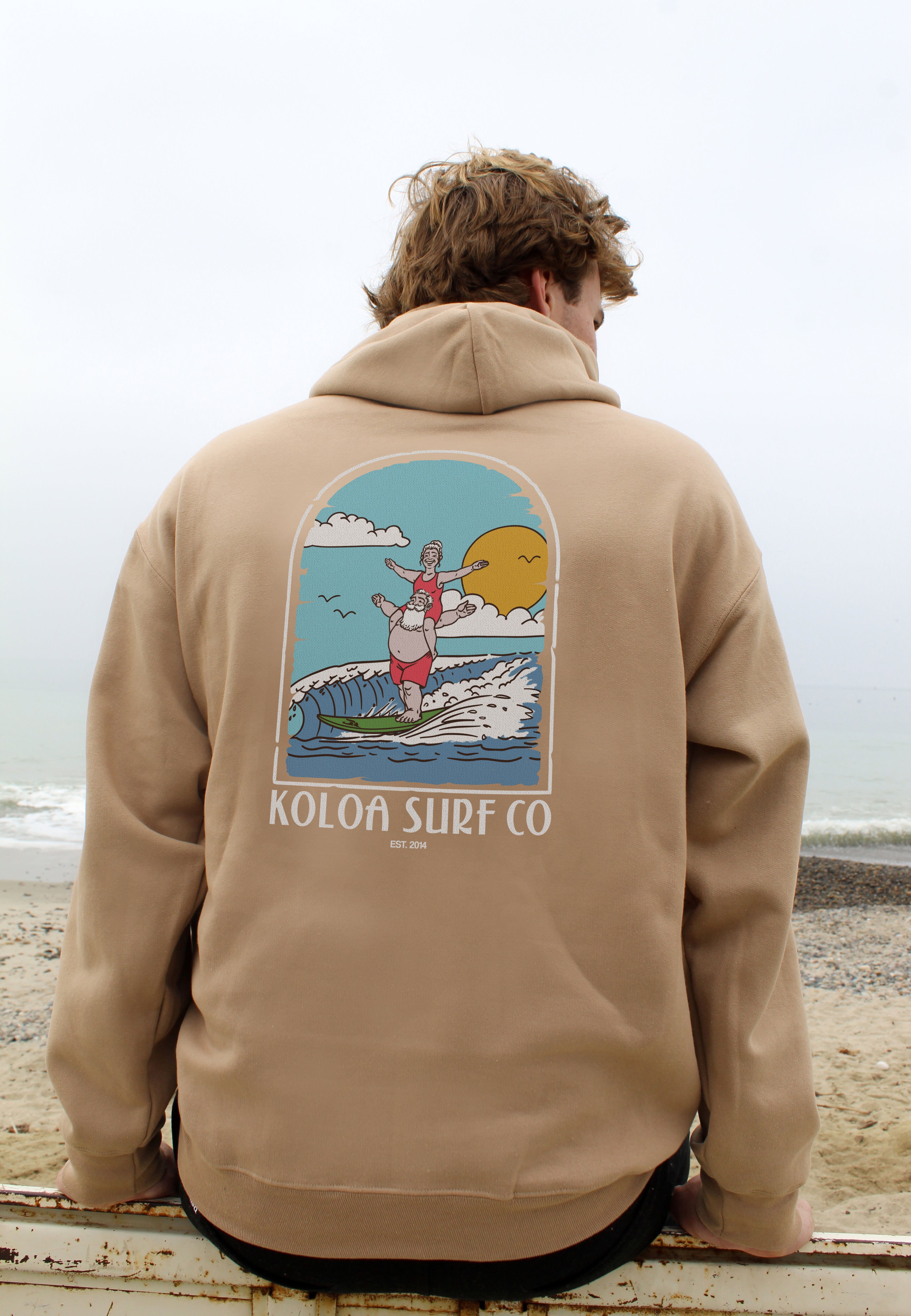 Koloa Surfing Claus's Hoodie