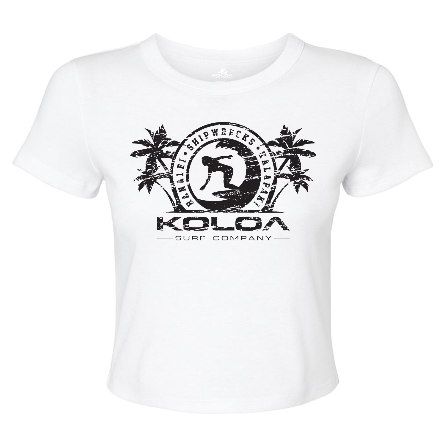 Koloa Surfer Girl Micro Rib Baby Tee