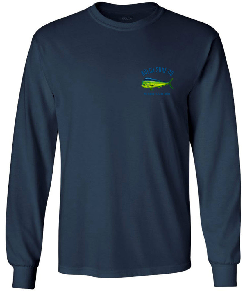 Koloa Mahi Mahi "No Waves" Long Sleeve T-Shirt