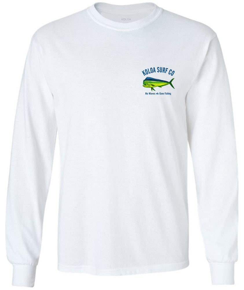 Koloa Mahi Mahi "No Waves" Long Sleeve T-Shirt