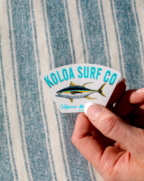 Koloa Yellowfin Tuna Sticker