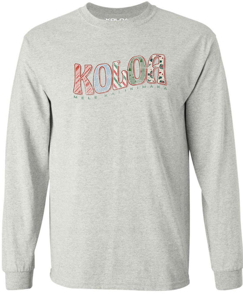 Koloa Christmas Colors Long Sleeve T-Shirt