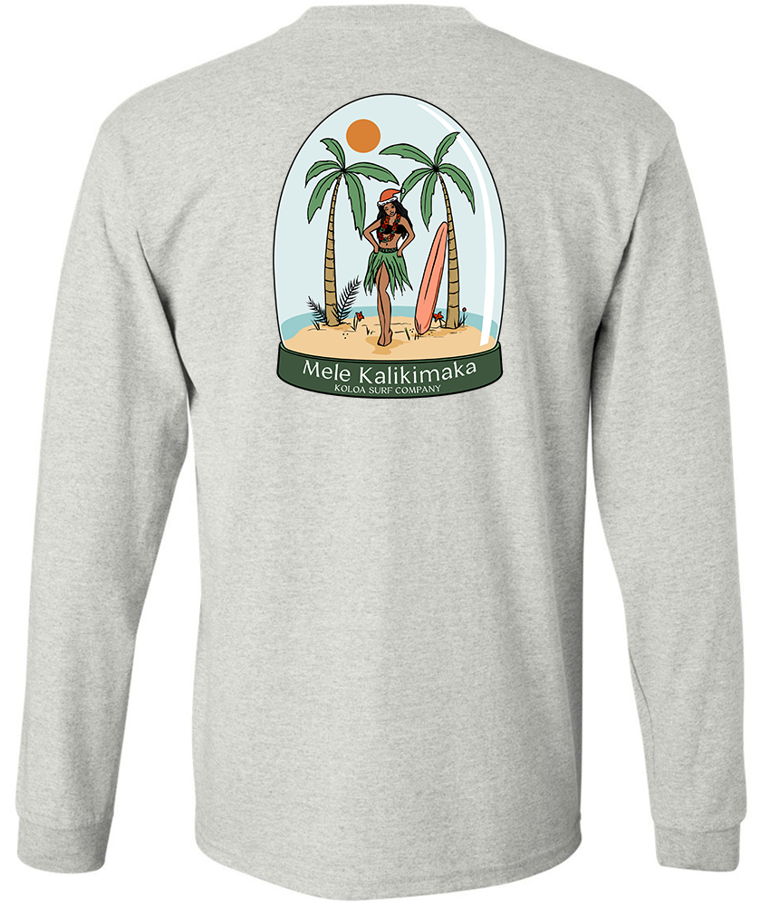 Koloa Hula Globe Long Sleeve T-Shirt