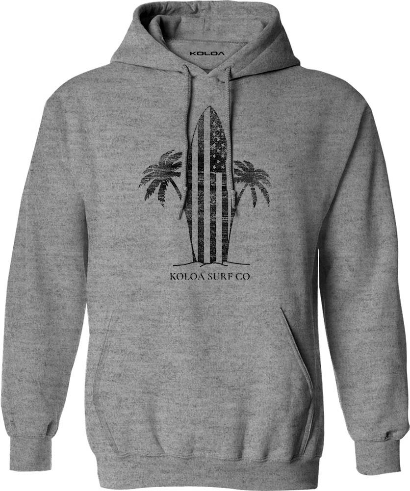 Koloa Retro USA Hoodie - Athletic Heather