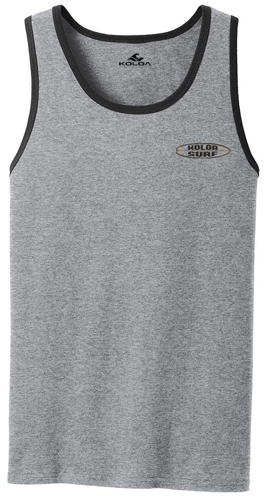 Koloa Hybrid Tank Top - Athletic Heather/Black