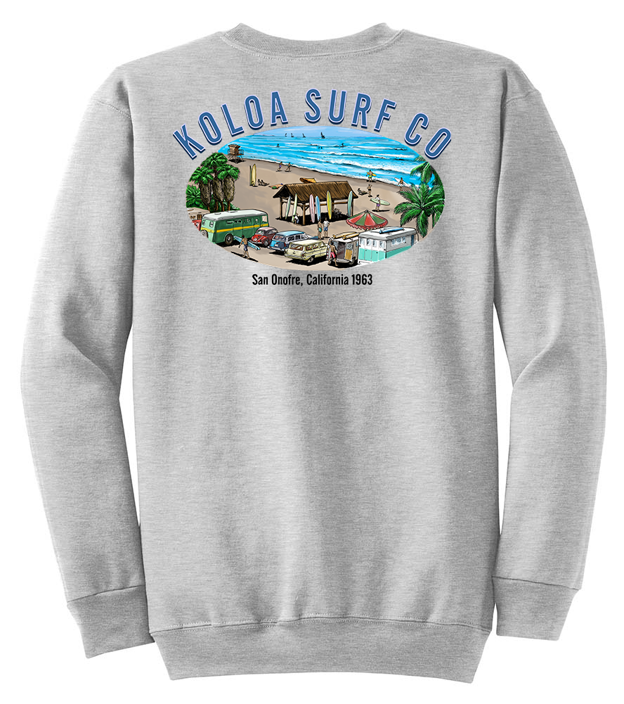 Koloa San Onofre Sweatshirt - Athletic Heather