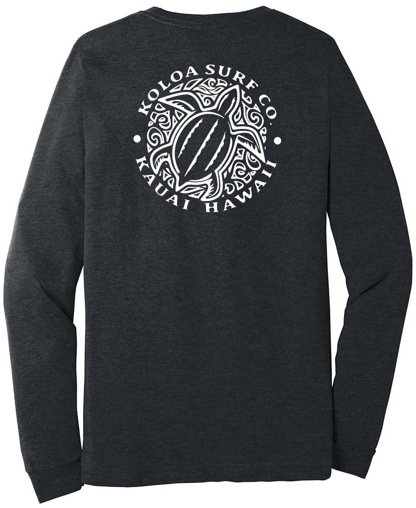 Dark Grey Heather/ White Back