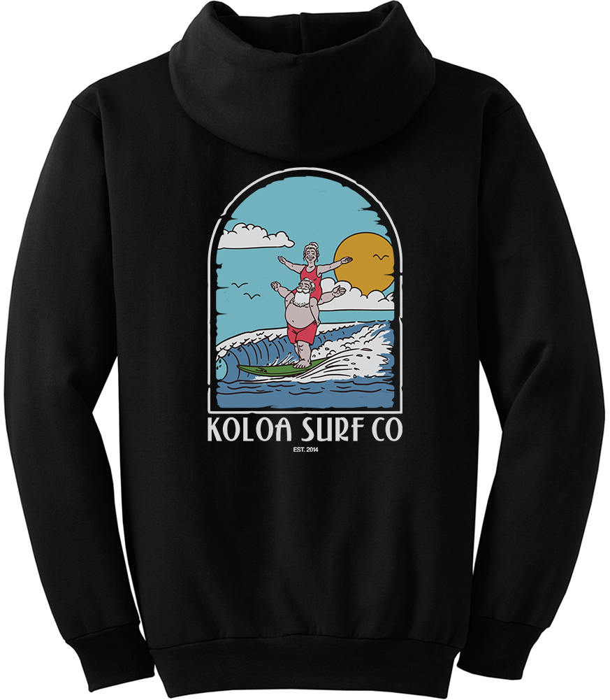 Koloa Surfing Claus's Hoodie